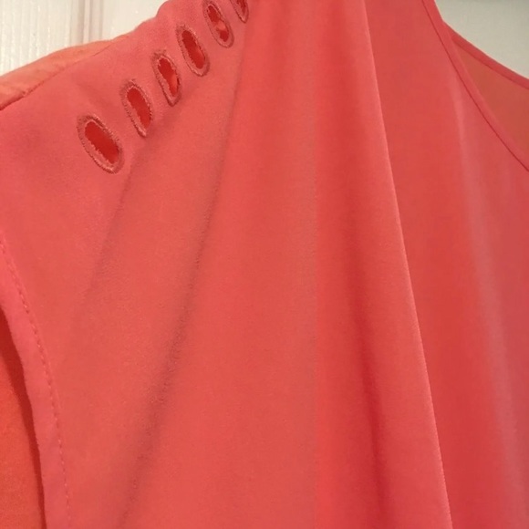 Cantaloupe Peachy 2X NEW DIRECTIONS Womens Blouse Shirt Top Plus Gorgeous Pretty - Picture 2 of 6